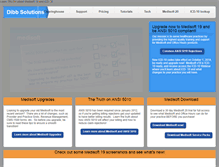 Tablet Screenshot of dibbsolutions.com